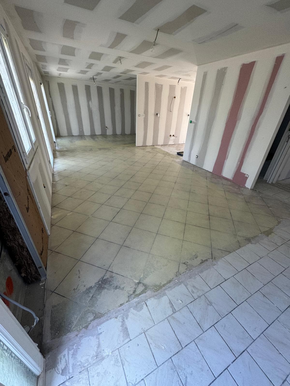 Chape et préparation de sol en rénovation