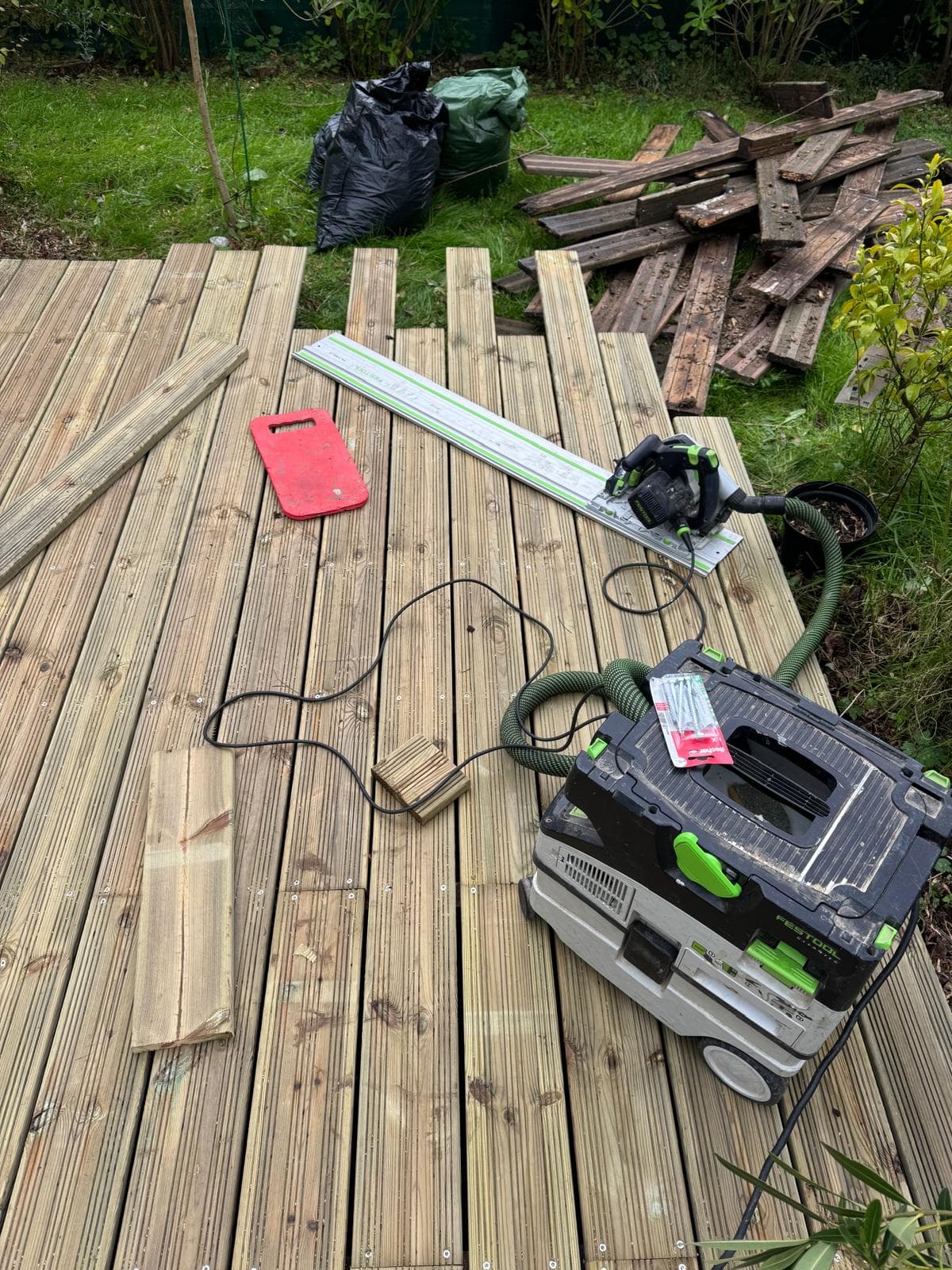 Rénovation d'une terrasse en bois